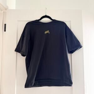 Alphalete Graphic Shirt Mens Small Oversized logo Gym training workout pump